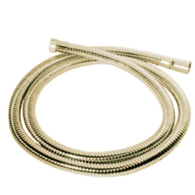 Gold Plated Shower Hose 12mm bore x 1.5M length